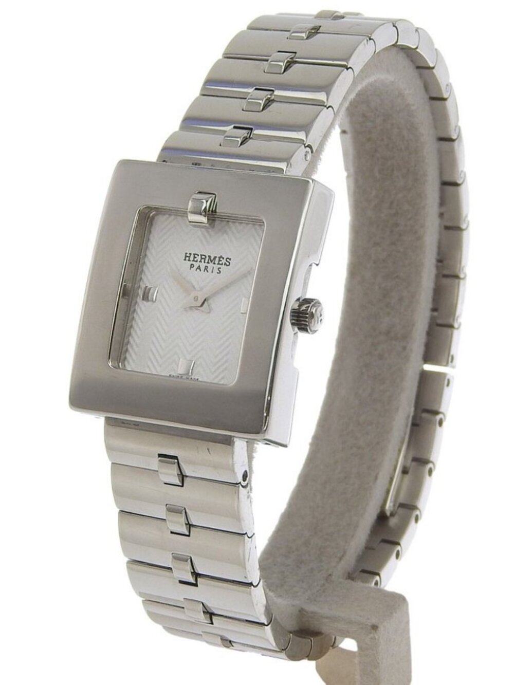HERMES Belt watch Watches BE1.110 whiteDial Stainless Steel Quartz Analog ... - Picture 9 of 13